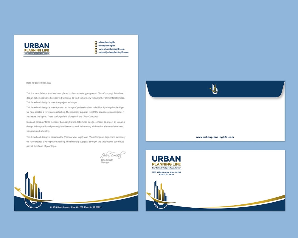 Urban Planning Life  logo design by Boomstudioz