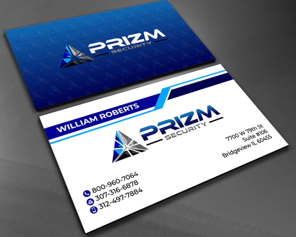 Prizm Security logo design by Boomstudioz