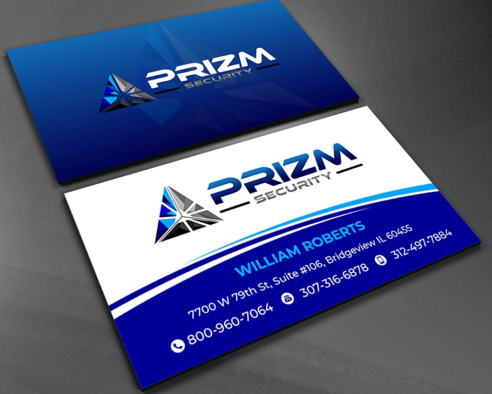 Prizm Security logo design by Boomstudioz