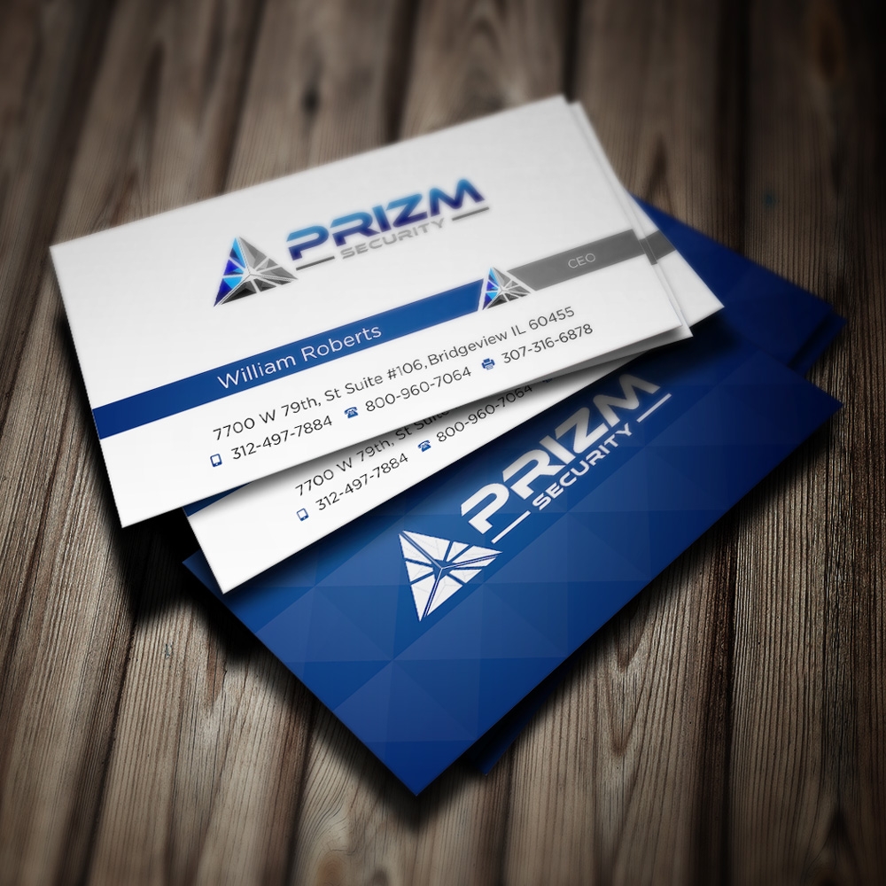 Prizm Security logo design by mletus