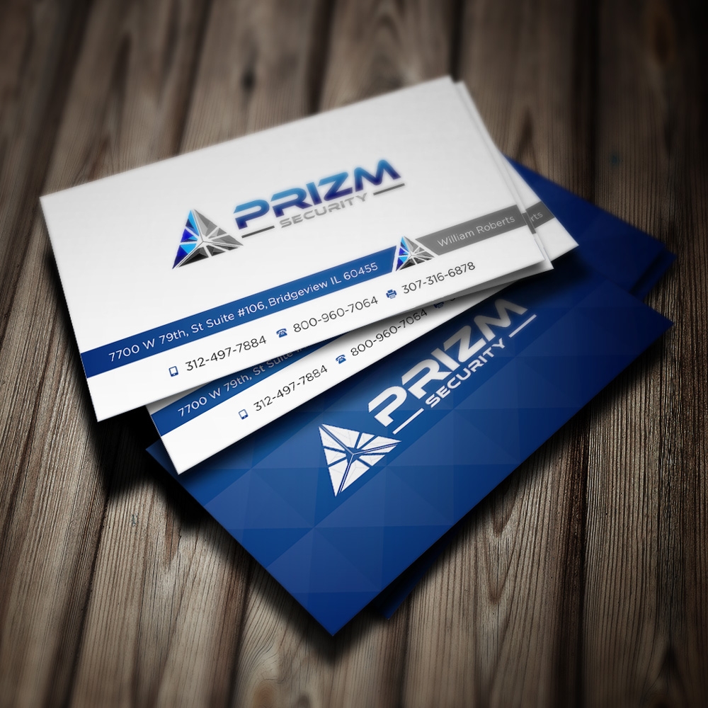 Prizm Security logo design by mletus