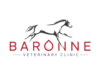 Baronne Veterinary Clinic logo design by REDCROW
