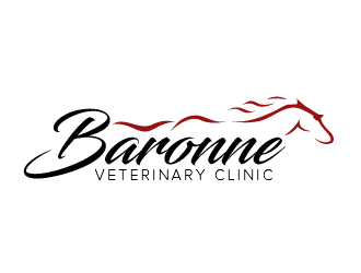 Baronne Veterinary Clinic logo design by czars