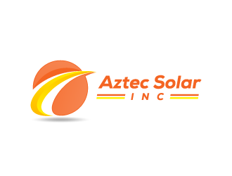 Aztec Solar Inc logo design by pencilhand