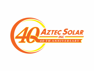 Aztec Solar Inc logo design by mutafailan