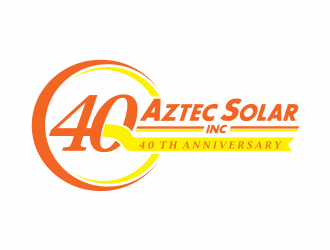 Aztec Solar Inc logo design by mutafailan
