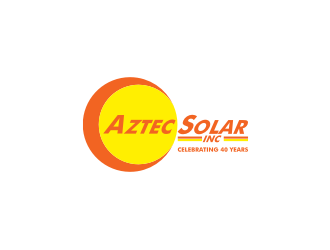Aztec Solar Inc logo design by .::ngamaz::.