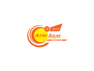Aztec Solar Inc logo design by .::ngamaz::.