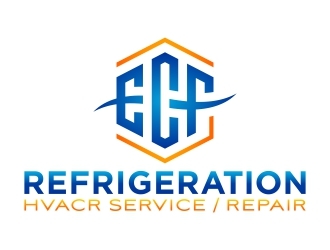 ECF REFRIGERATION logo design by FriZign