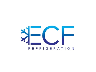 ECF REFRIGERATION logo design by sanu