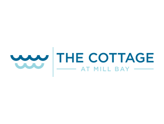 the cottage at Mill Bay  logo design by p0peye