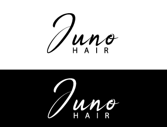 Juno Hair logo design by Akhtar
