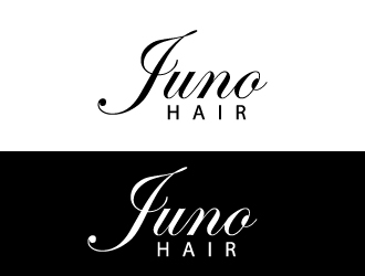 Juno Hair logo design by Akhtar