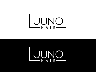 Juno Hair logo design by Akhtar