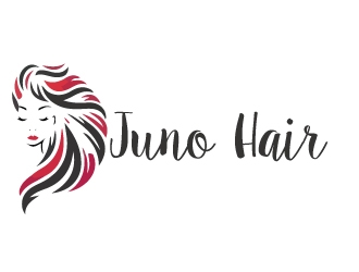 Juno Hair logo design by AamirKhan