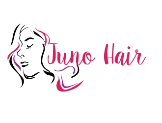 Juno Hair logo design by AamirKhan