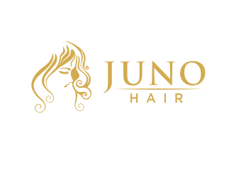 Juno Hair logo design by YONK
