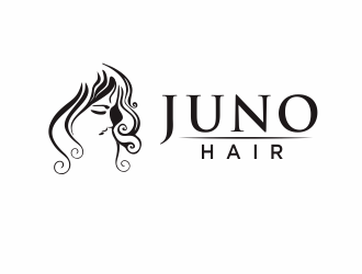 Juno Hair logo design by YONK