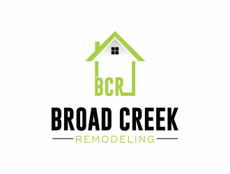 Broad Creek Remodeling logo design by up2date