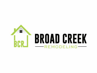 Broad Creek Remodeling logo design by up2date