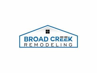 Broad Creek Remodeling logo design by up2date