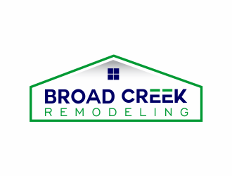 Broad Creek Remodeling logo design by up2date