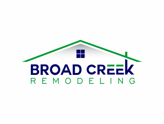 Broad Creek Remodeling logo design by up2date