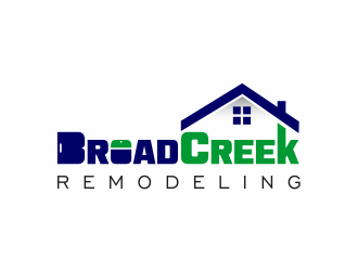 Broad Creek Remodeling logo design by up2date