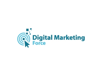 Digital Marketing Force logo design by wongndeso