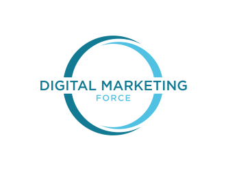 Digital Marketing Force logo design by ammad