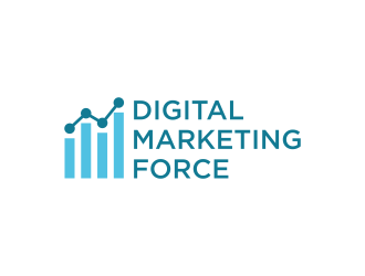 Digital Marketing Force logo design by ammad