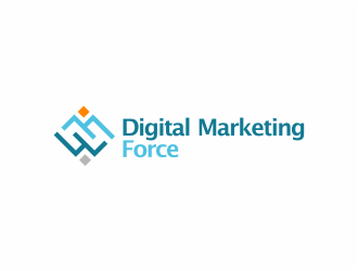 Digital Marketing Force logo design by mutafailan