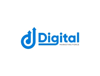 Digital Marketing Force logo design by CreativeKiller