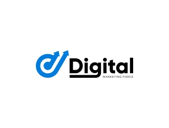 Digital Marketing Force logo design by CreativeKiller