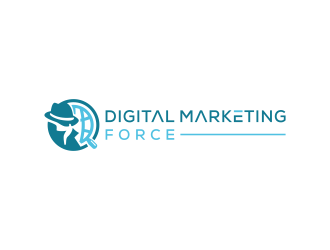 Digital Marketing Force logo design by N3V4