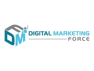Digital Marketing Force logo design by J0s3Ph