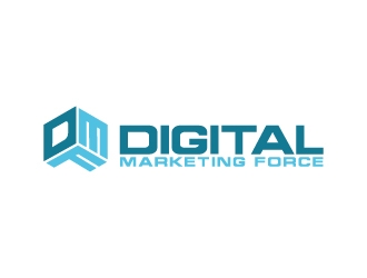 Digital Marketing Force logo design by MUSANG