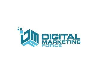 Digital Marketing Force logo design by MUSANG