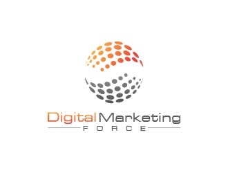 Digital Marketing Force logo design by usef44