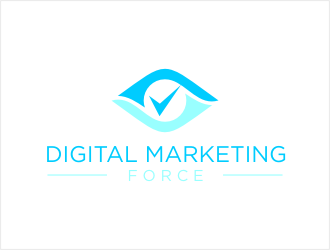 Digital Marketing Force logo design by bunda_shaquilla