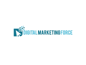 Digital Marketing Force logo design by LogOExperT