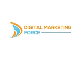 Digital Marketing Force logo design by zakdesign700