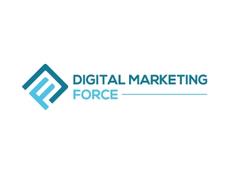 Digital Marketing Force logo design by zakdesign700