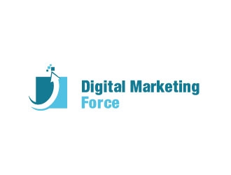 Digital Marketing Force logo design by Webphixo