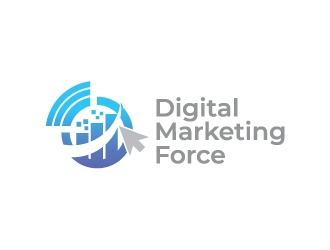 Digital Marketing Force logo design by kgcreative