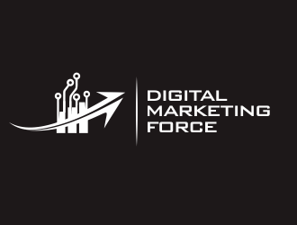 Digital Marketing Force logo design by YONK