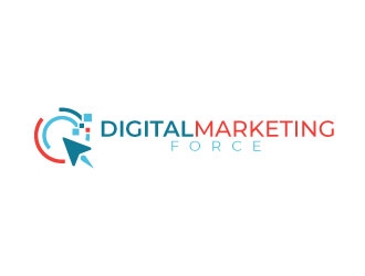 Digital Marketing Force logo design by sanworks