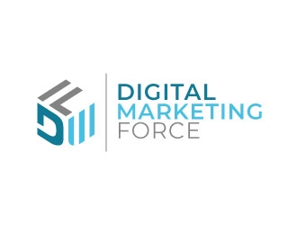 Digital Marketing Force logo design by sanworks