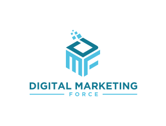 Digital Marketing Force logo design by ammad