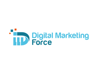 Digital Marketing Force logo design by pionsign